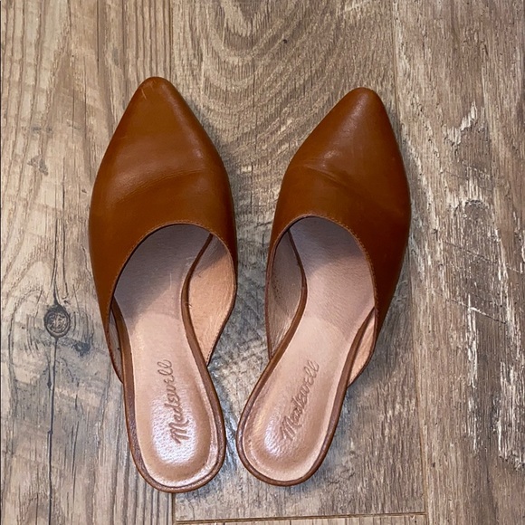 Madewell Shoes - Madewell Brown Leather Mules